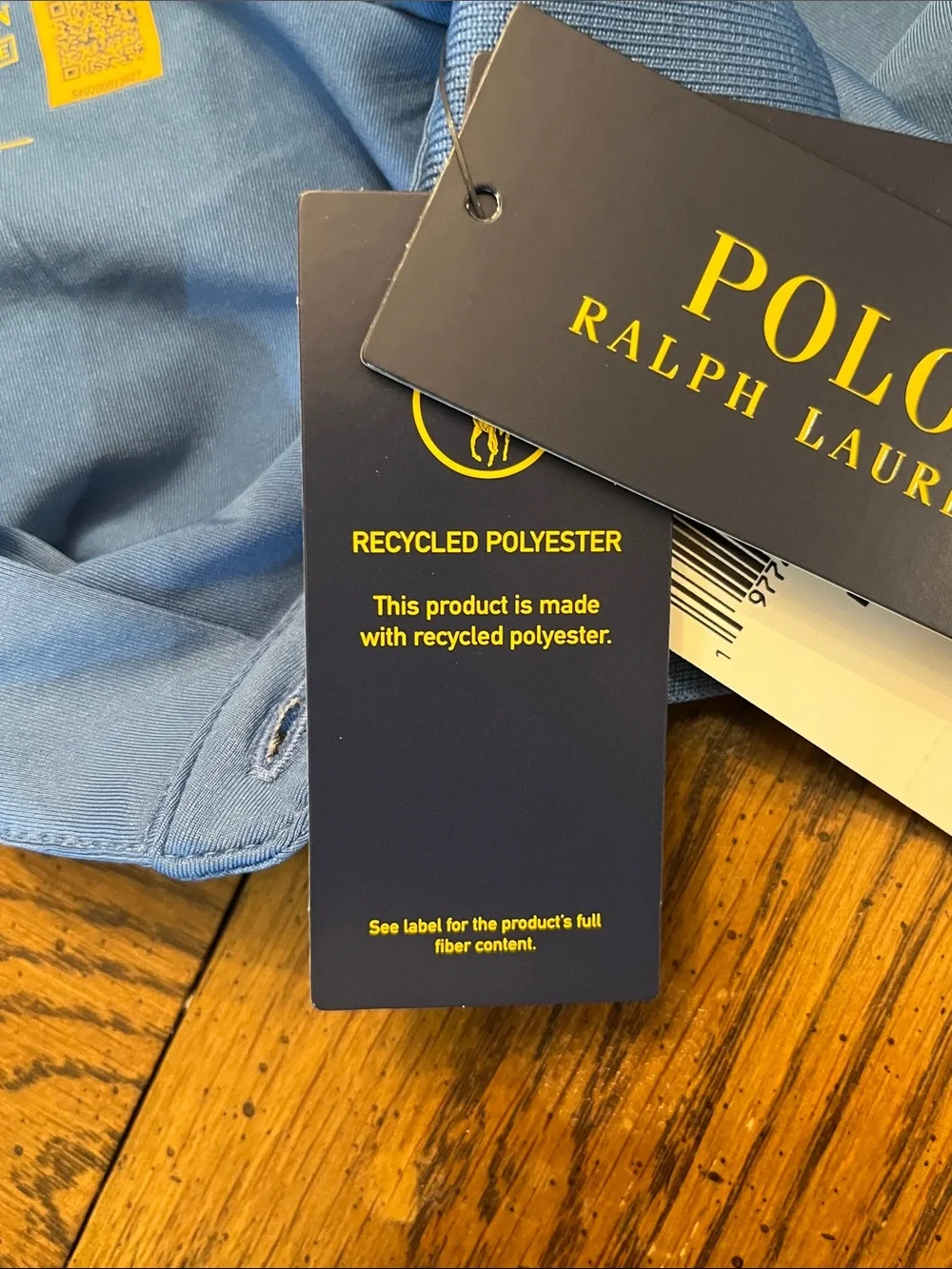 Polo by Ralph Lauren Blue Performance Polo, size large, new‎ with tags